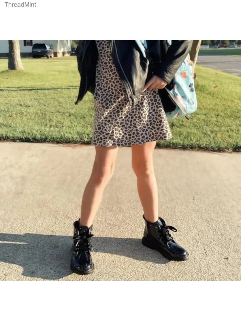 Kids Combat Boots Glitter Waterproof Side Zipper